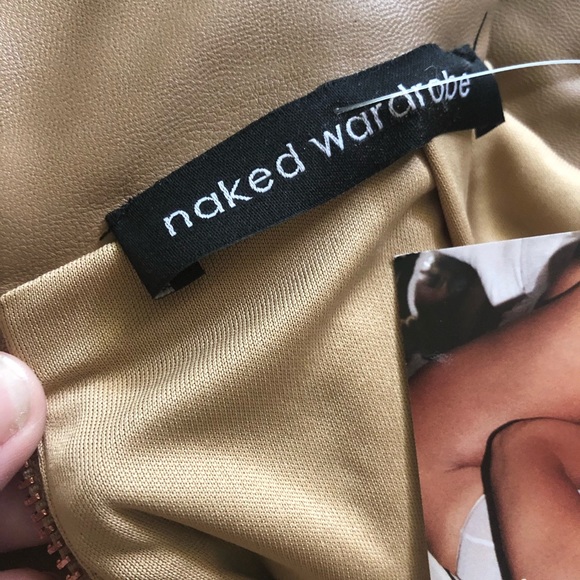 Naked wardrobe faux leather skirt - Picture 4 of 4